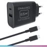 Oniverse Cable Adaptador CA 65W USB C Switch 2 Negro (1,5 metros) sticky