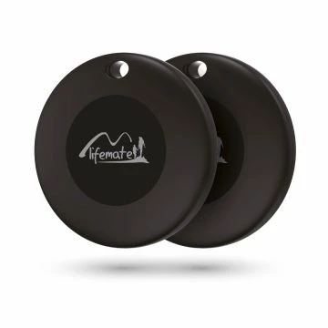 Lifemate Life Tag Duo - Localizador de objetos Compatible con iOS o Android - Paquete de 2 unidades