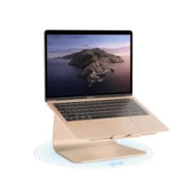 Rain Design 360 mStand Soporte para portátil oro 