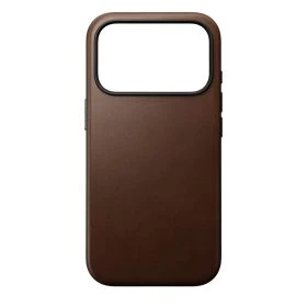 Nomad Funda de Cuero Moderna iPhone 17 Pro Marrón 