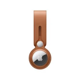 Apple AirTag Leather Loop saddle brown