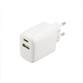 Musthavz Power Delivery oplader 20 Watt met USB-A en USB-C poort wit