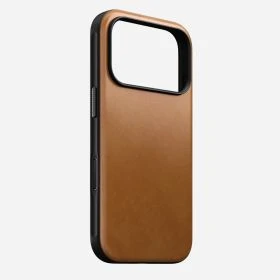 Nomad Funda de Cuero Moderna iPhone 17 Pro English Tan