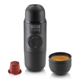 Wacaco Minipresso Máquina de Espresso Portátil de Cápsulas Negra