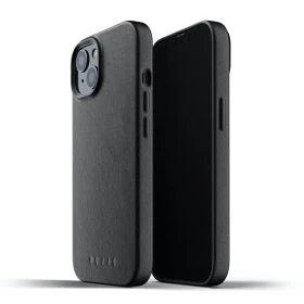 Mujjo funda de piel iPhone 13 Mini negro