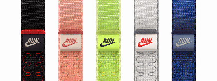 Apple Watch con Nike Sport Loop corriendo entrenamiento medio maratón seguimiento