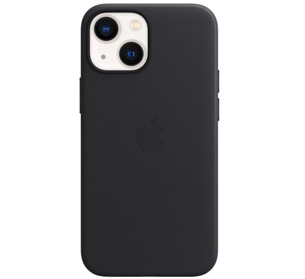 Apple Leather MagSafe Case iPhone 13 Mini Midnight