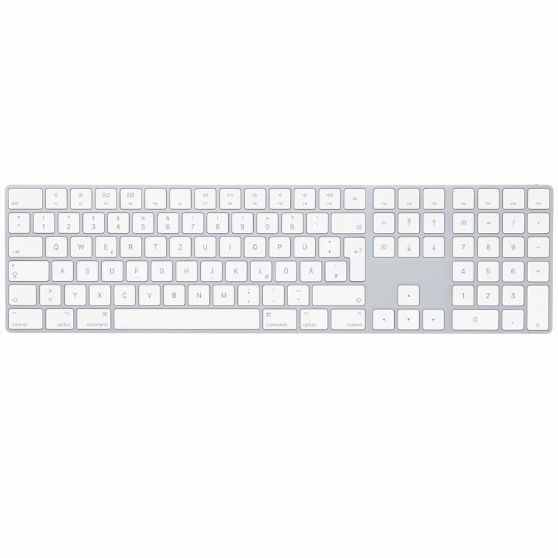 Apple Magic Keyboard with Numeric Keypad QWERTZ aluminium