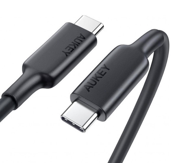Aukey Cable USB-C naar USB-C 1.0m zwart