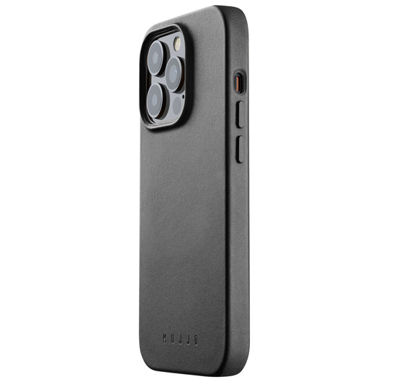 Mujjo funda de piel con MagSafe iPhone 14 Pro negro