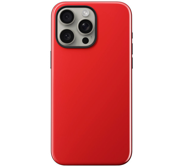 Nomad Sport Case Magsafe iPhone 15 Pro Max red