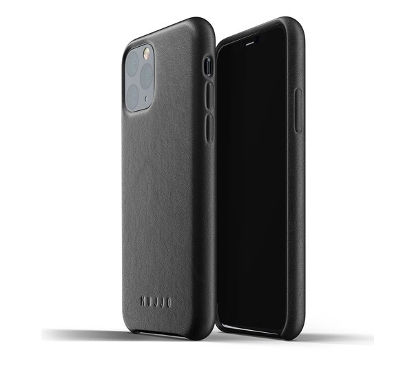 Mujjo Leather Case iPhone 11 Pro zwart