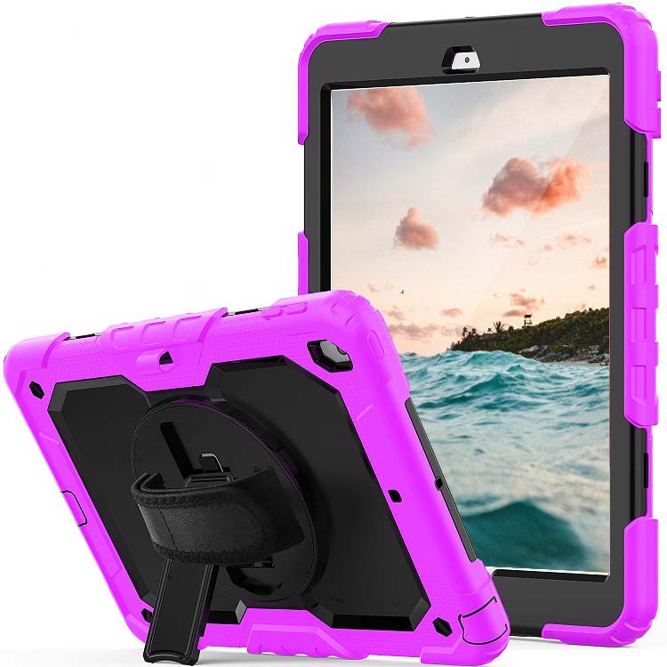 Casecentive Handstrap Pro Hardcase with handstrap iPad Air 2 pink