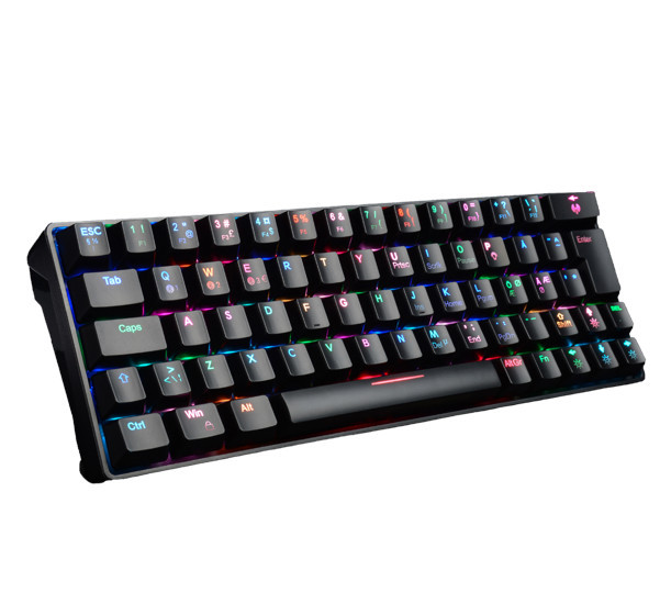 Fourze GK60 RGB Mechanical Gaming Keyboard no Numpad black