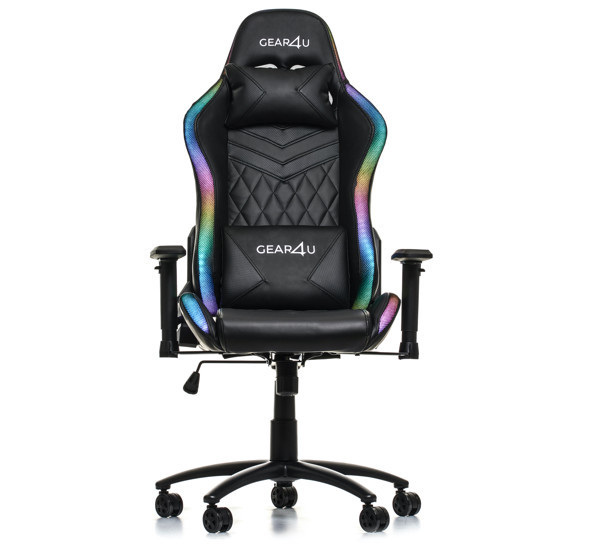 Gear4U Illuminada silla gaming RGB negro