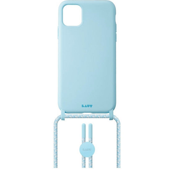 Laut Pastels case met koord iPhone 12 Mini blauw