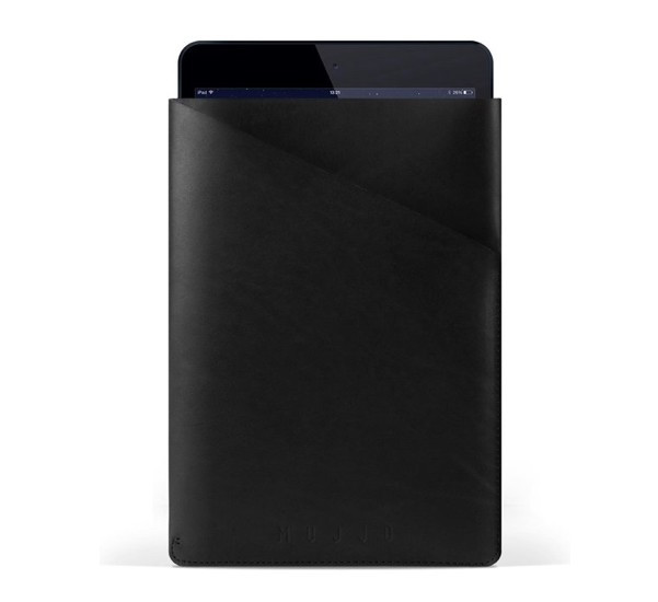 Mujjo Slim Fit Leather Sleeve iPad Mini 1 / 2 / 3 / 4 / 5 zwart