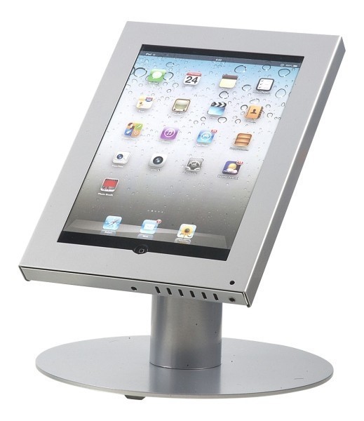 Tablet tafelstandaard Securo iPad en Galaxy Tab grijs