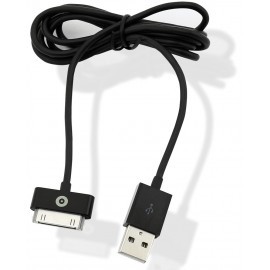 Muvit Dockconnector-naar-USB-kabel (3,00 m) zwart