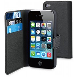 Muvit Wallet Case iPhone 4(S) zwart