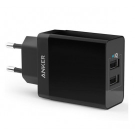 Anker PowerPort 2x USB 24W Thuislader zwart
