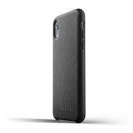 Mujjo Leather Case iPhone XR zwart