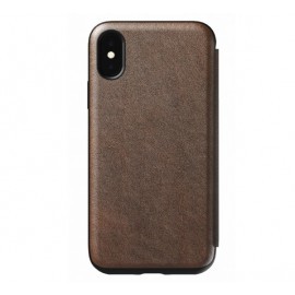 Nomad Rugged Case Tri-Folio iPhone XS Max bruin