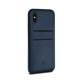 Twelve South Relaxed Leather pockets iPhone X / XS Indigo