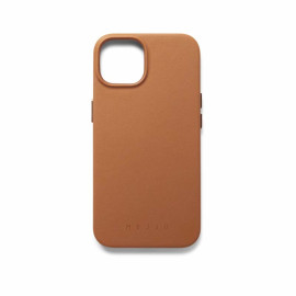 Mujjo Leather Case with MagSafe iPhone 15 brown