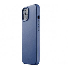 Mujjo Leather Case with MagSafe iPhone 14 blue