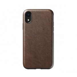 Nomad Rugged Case Leather iPhone XR bruin