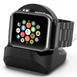 Casecentive Charging Dock Apple Watch Stand 1 / 2 / 3 / 4 zwart