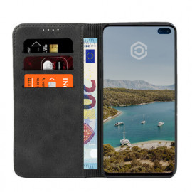 Casecentive Leren Wallet case Galaxy S10 Plus zwart