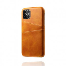 Casecentive Leren Wallet back case iPhone 12 Pro Max Tan