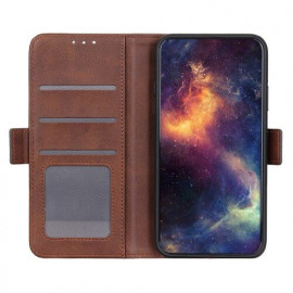 Casecentive Magnetische Leren Wallet case Galaxy S20 bruin