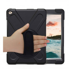 Casecentive Handstrap Hardcase met handvat iPad 2017 / 2018 zwart
