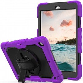 Casecentive Handstrap Pro Hardcase with handstrap iPad 2017 / 2018 purple
