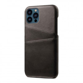 Casecentive Leather Wallet Back case iPhone 14 black