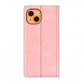 Casecentive Magnetic Leather Wallet iPhone 14 Plus pink
