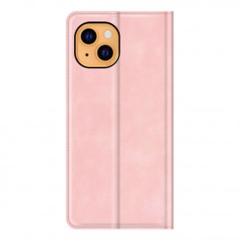 Casecentive Magnetic Leather Wallet iPhone 14 pink