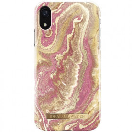 Ideal of Sweden Fashion Case iPhone XR Golden Blush Marble
