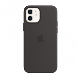 Apple Silicone MagSafe Case iPhone 12 / 12 Pro Black