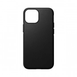 Nomad Modern Leather case Magsafe iPhone 13 Mini zwart