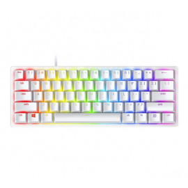 Razer Huntsman Mini gaming keyboard (optisch paars) wit