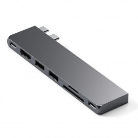 Satechi USB-C Pro Hub Slim Adapter Space Gray