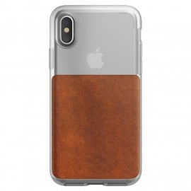 Nomad Clear Case iPhone X / XS bruin