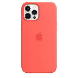 Apple Silicon MagSafe Case iPhone 12 Pro Max pink citrus