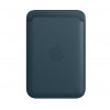 Apple Leren kaarthouder met MagSafe (1st gen) voor iPhone Baltic Blue