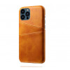 Casecentive Leren Wallet Back case iPhone 13 Pro tan 