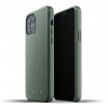 Mujjo Leather Case iPhone 12 / iPhone 12 Pro groen